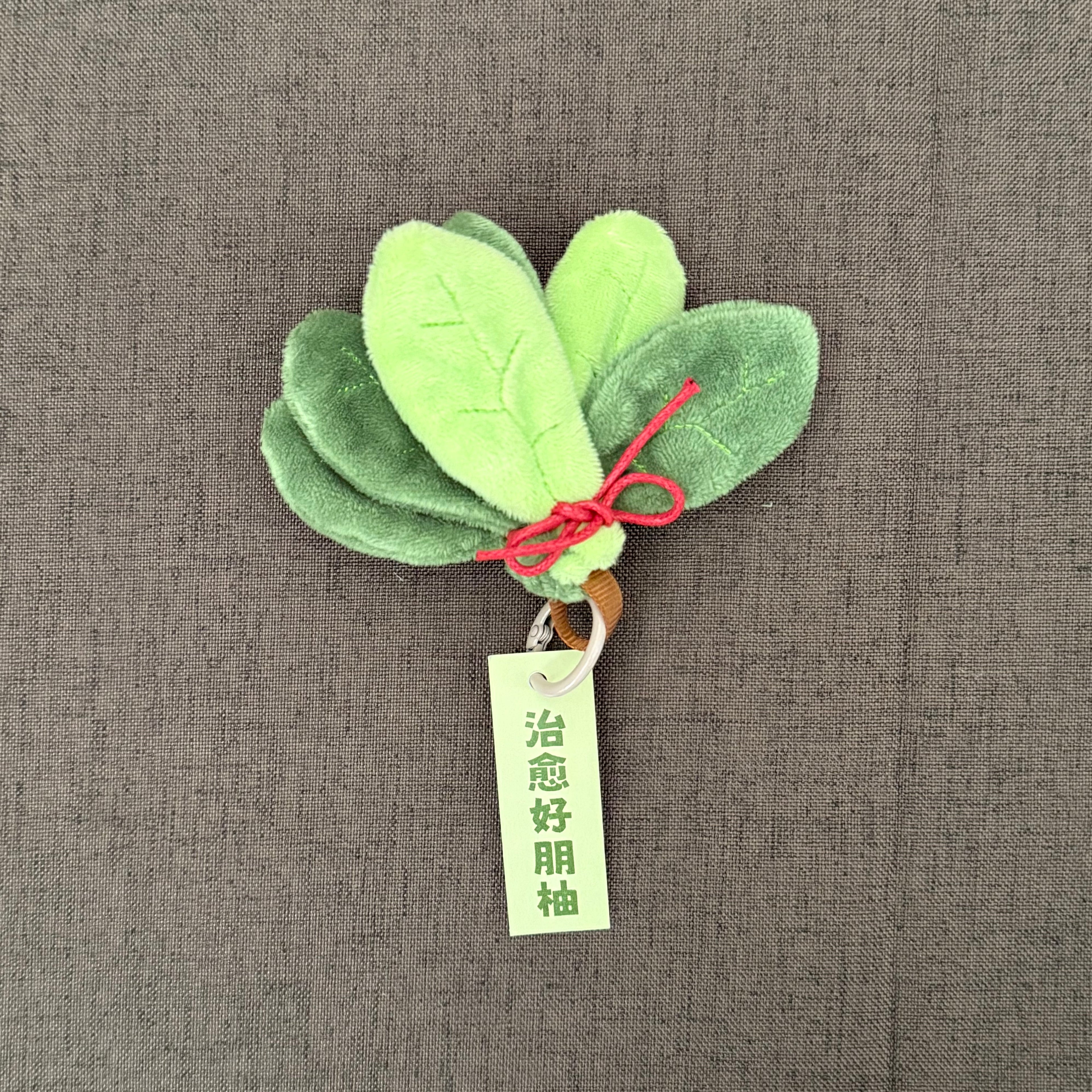 Lucky Pomelo Leaf Keychain｜祛霉运柚子叶挂件