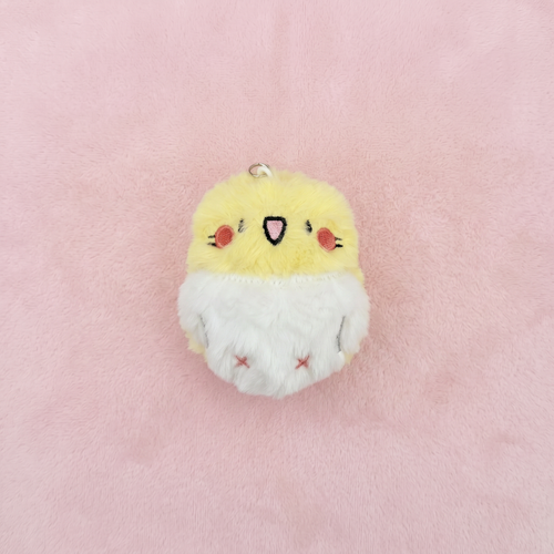 Blushing Chick Keychain(It's Cockatiel!)｜脸红的玄凤鹦鹉挂件