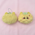 Grumpy Pineapple Cat Keychain｜生气的菠萝猫猫