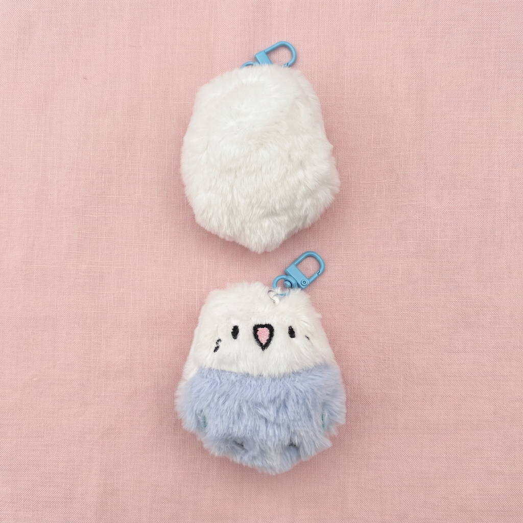 Blue Java Sparrow Keychain｜蓝色文鸟挂件