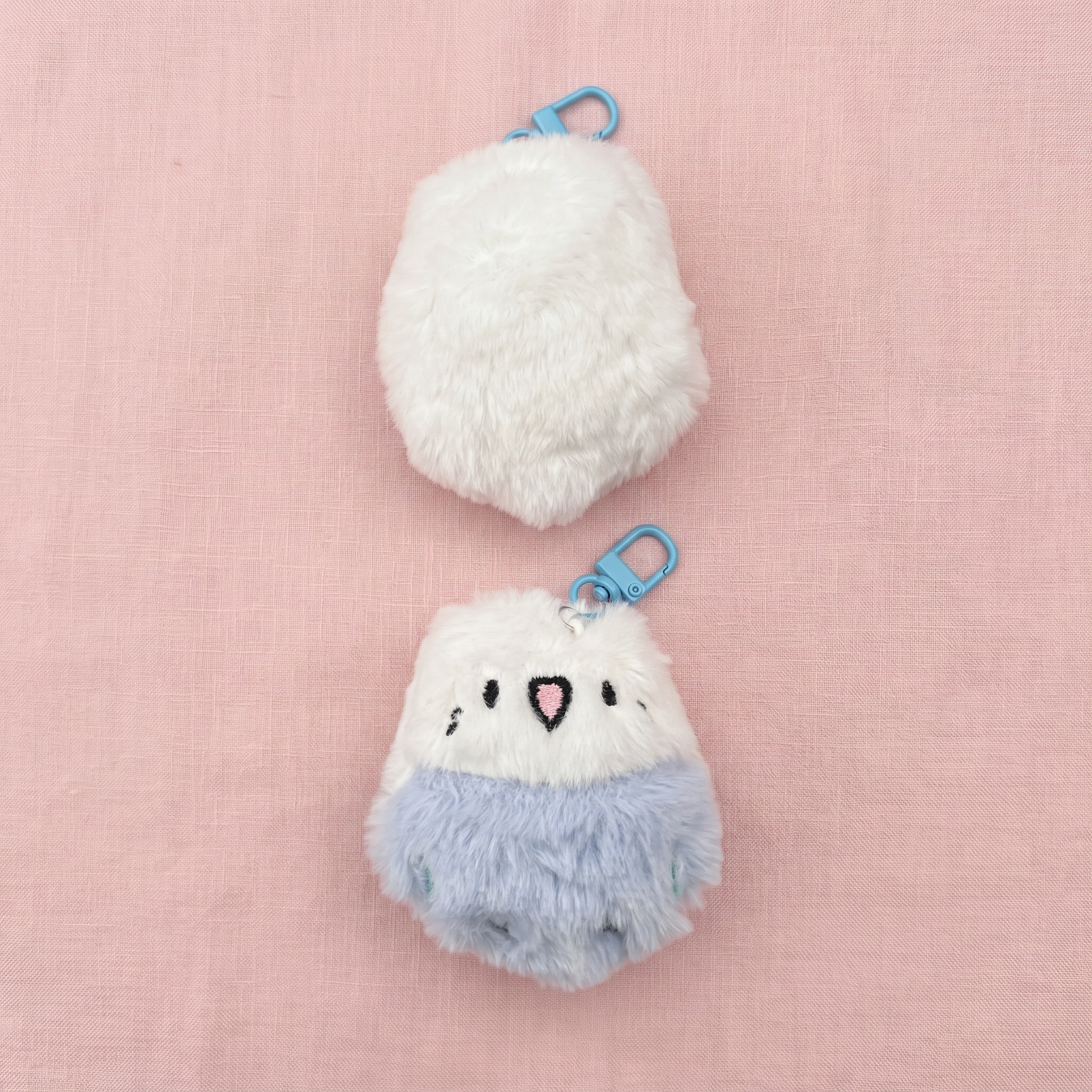 Blue Java Sparrow Keychain｜蓝色文鸟挂件