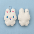 Happy Heart-Eared Bunny Keychain｜开心的爱心耳小兔子挂件