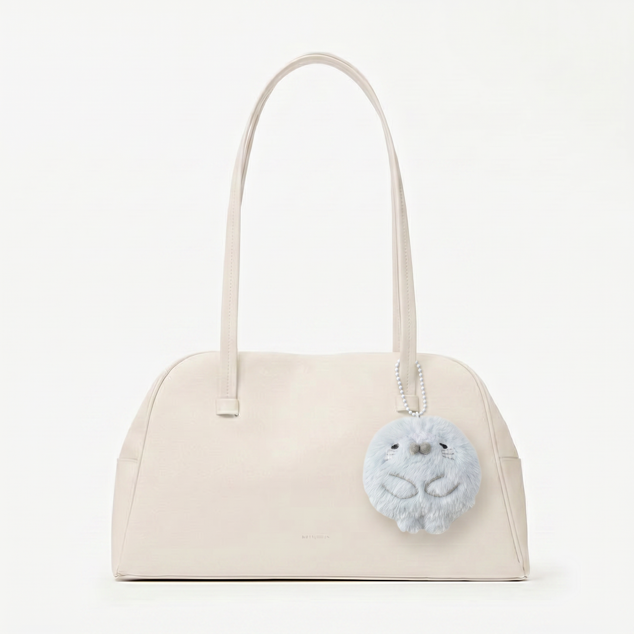 Serious Light Blue Seal Keychain｜严肃的浅蓝海豹挂件