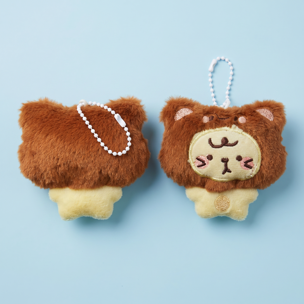 Cat Pretending to Be a Bear Keychain｜假装小熊的小猫挂件
