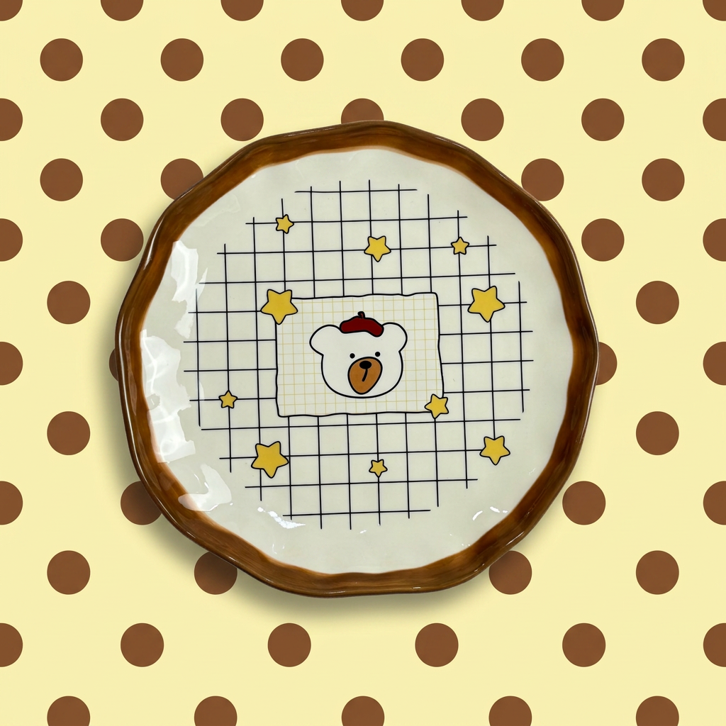 Little Star Bear Plate｜星星小熊碟子