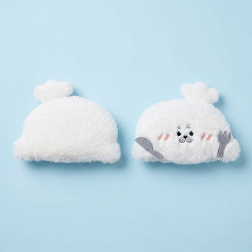 Mealtime Seal Keychain｜准备吃饭的海豹挂件