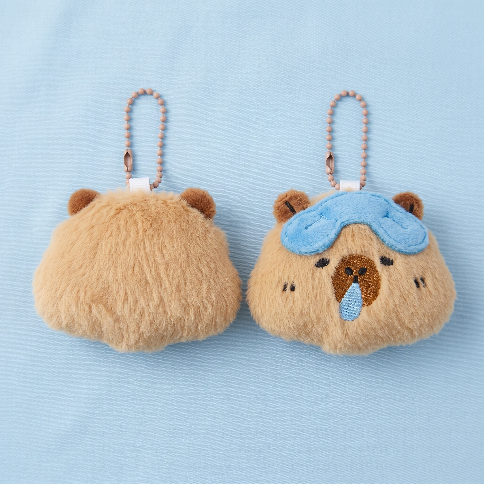 Sleeping Sloth Capybara Keychain｜睡着的卡皮巴拉挂件