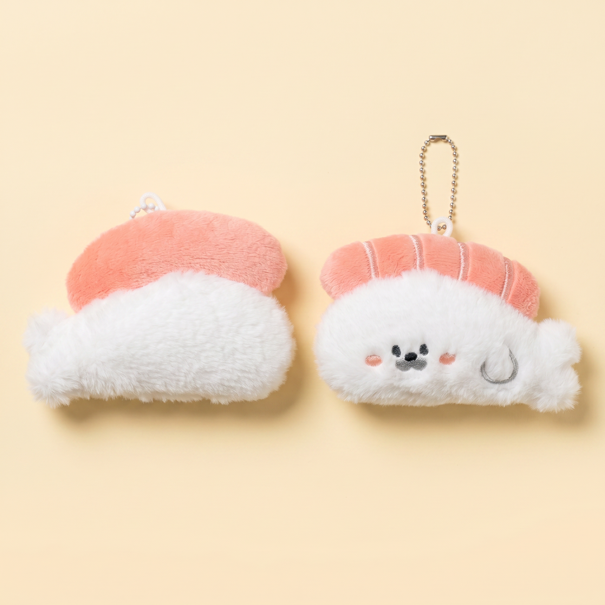 Salmon Sushi Seal Keychain｜三文鱼寿司海豹挂件