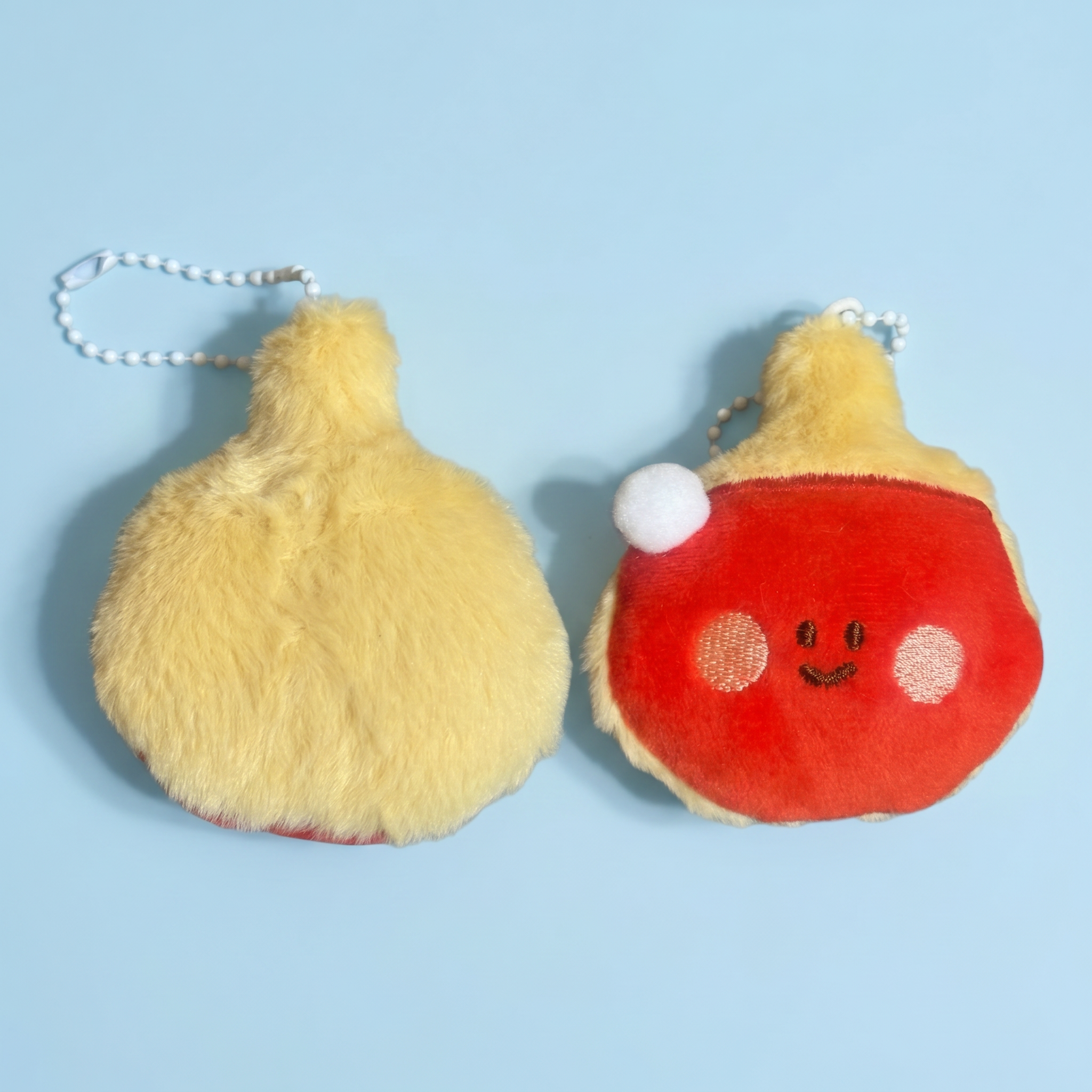 Red Table Tennis Paddle Keychain｜红色乒乓球拍挂件