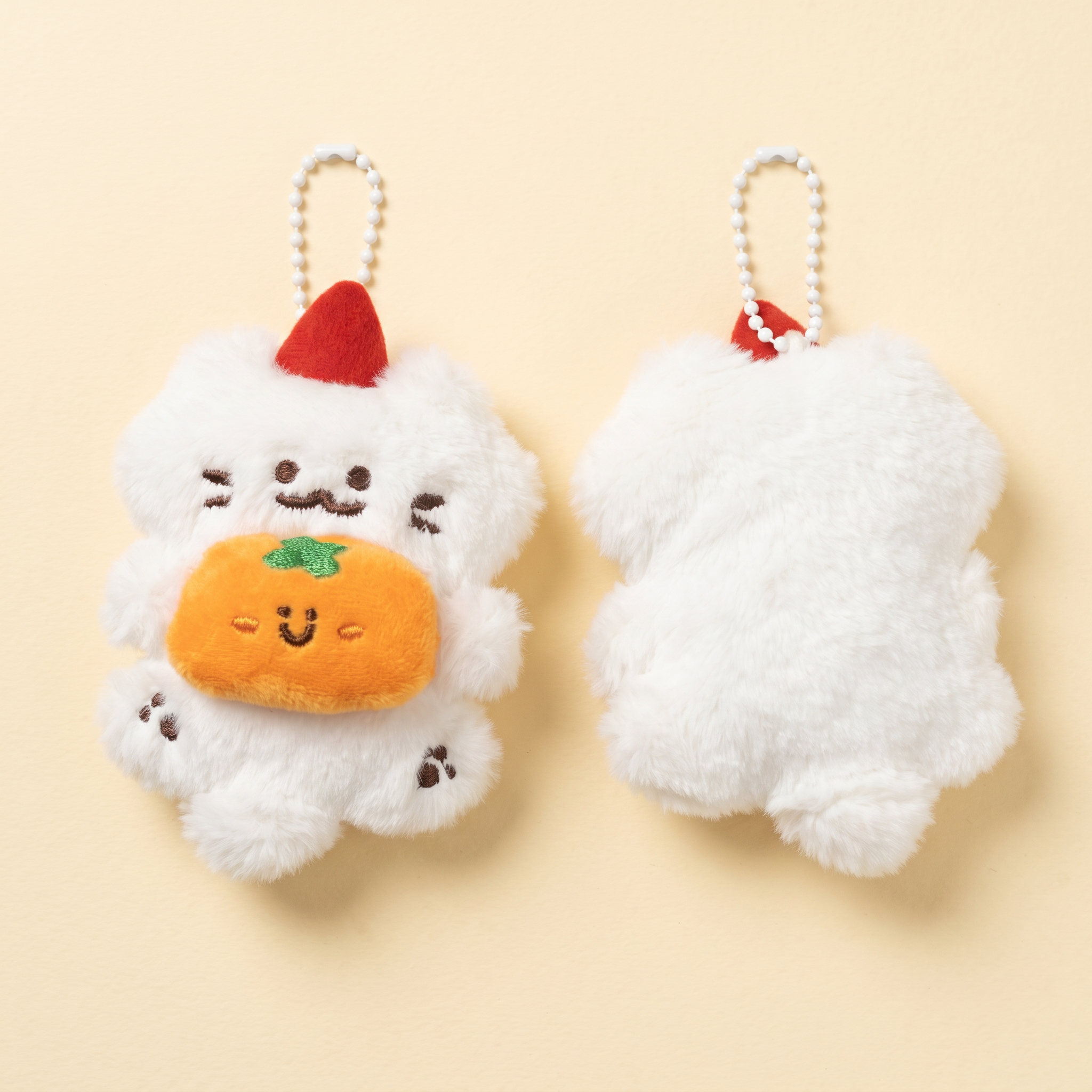 Orange and Cat Keychain｜橘子和小猫挂件