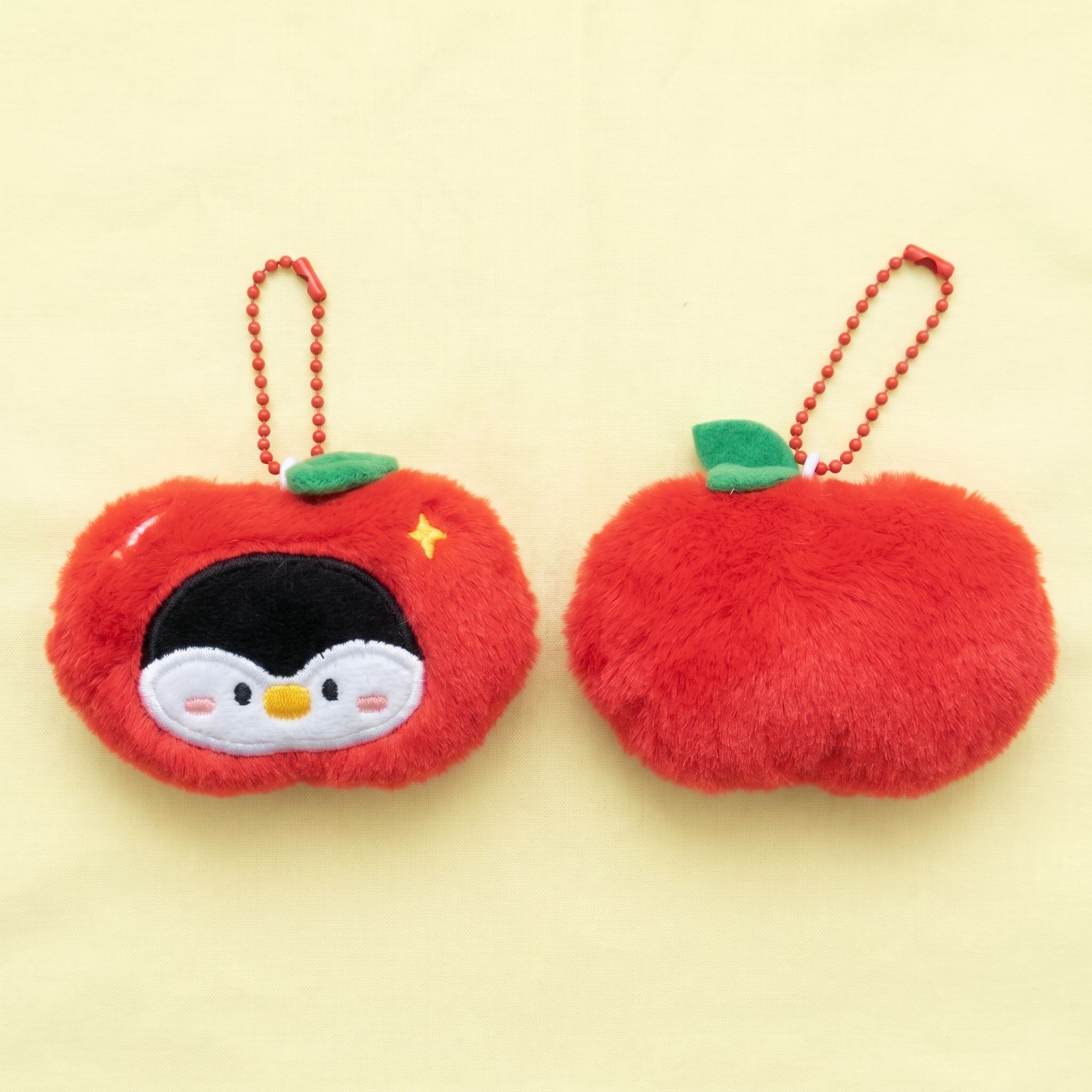 Apple Penguin Keychain｜苹果企鹅挂件