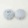 Serious Light Blue Seal Keychain｜严肃的浅蓝海豹挂件