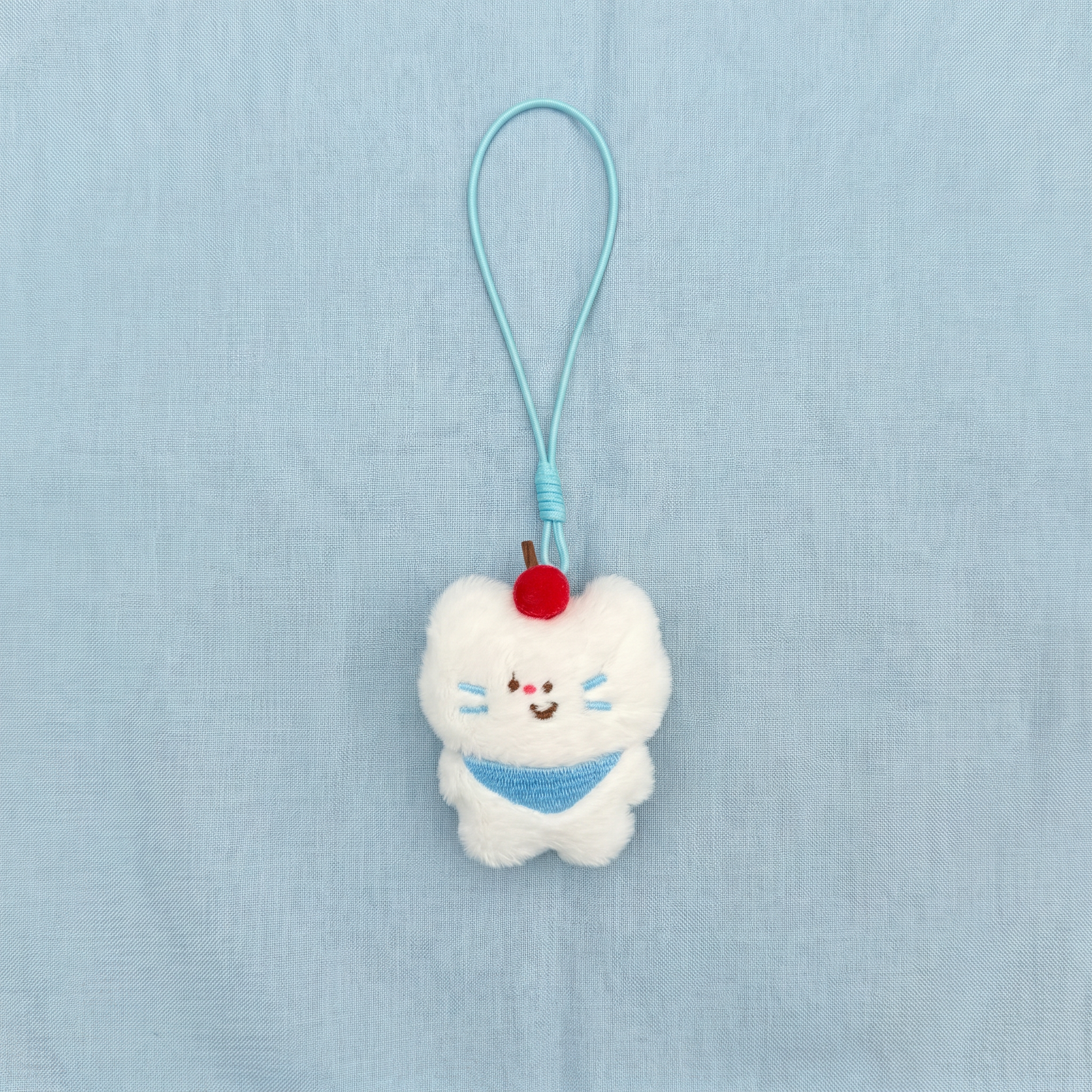 Cool Cherry Cat Keychain｜很拽的樱桃小猫挂件