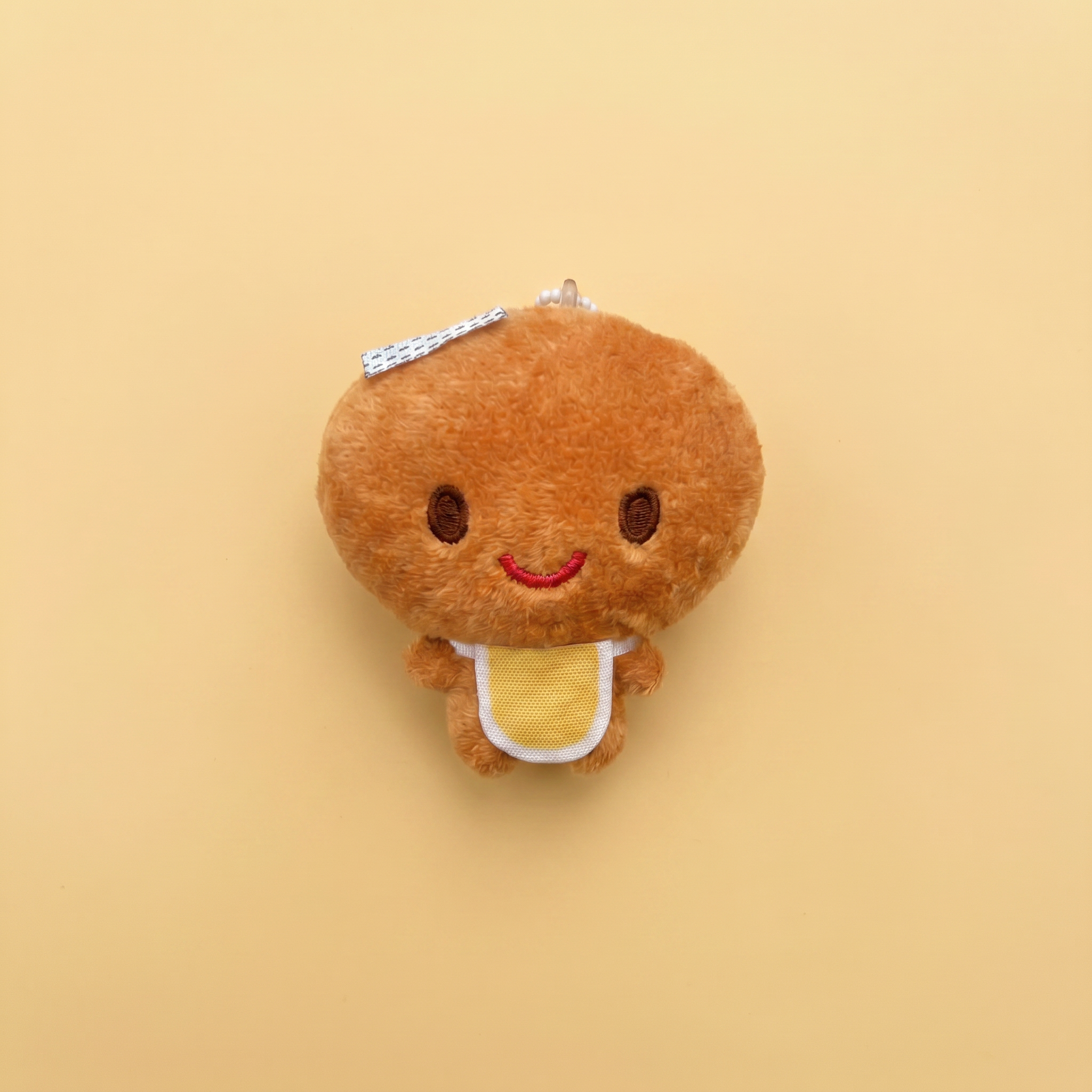 Bib-Wearing Gingerbread Man Keychain｜系围兜的姜饼人挂件
