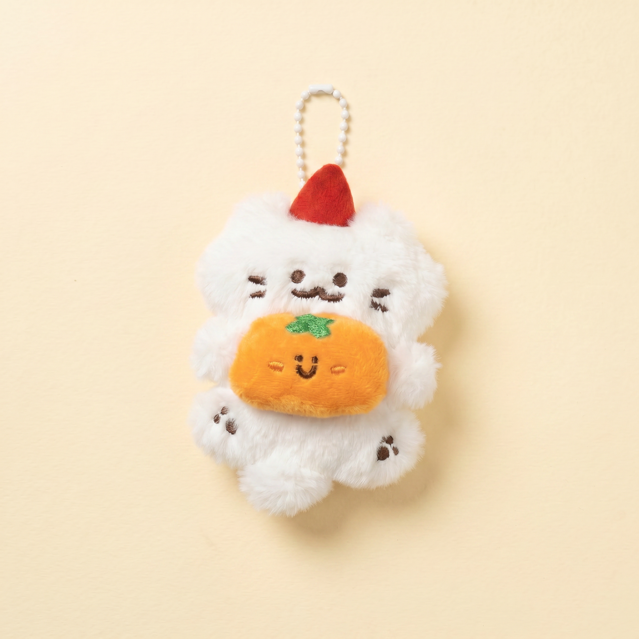 Orange and Cat Keychain｜橘子和小猫挂件