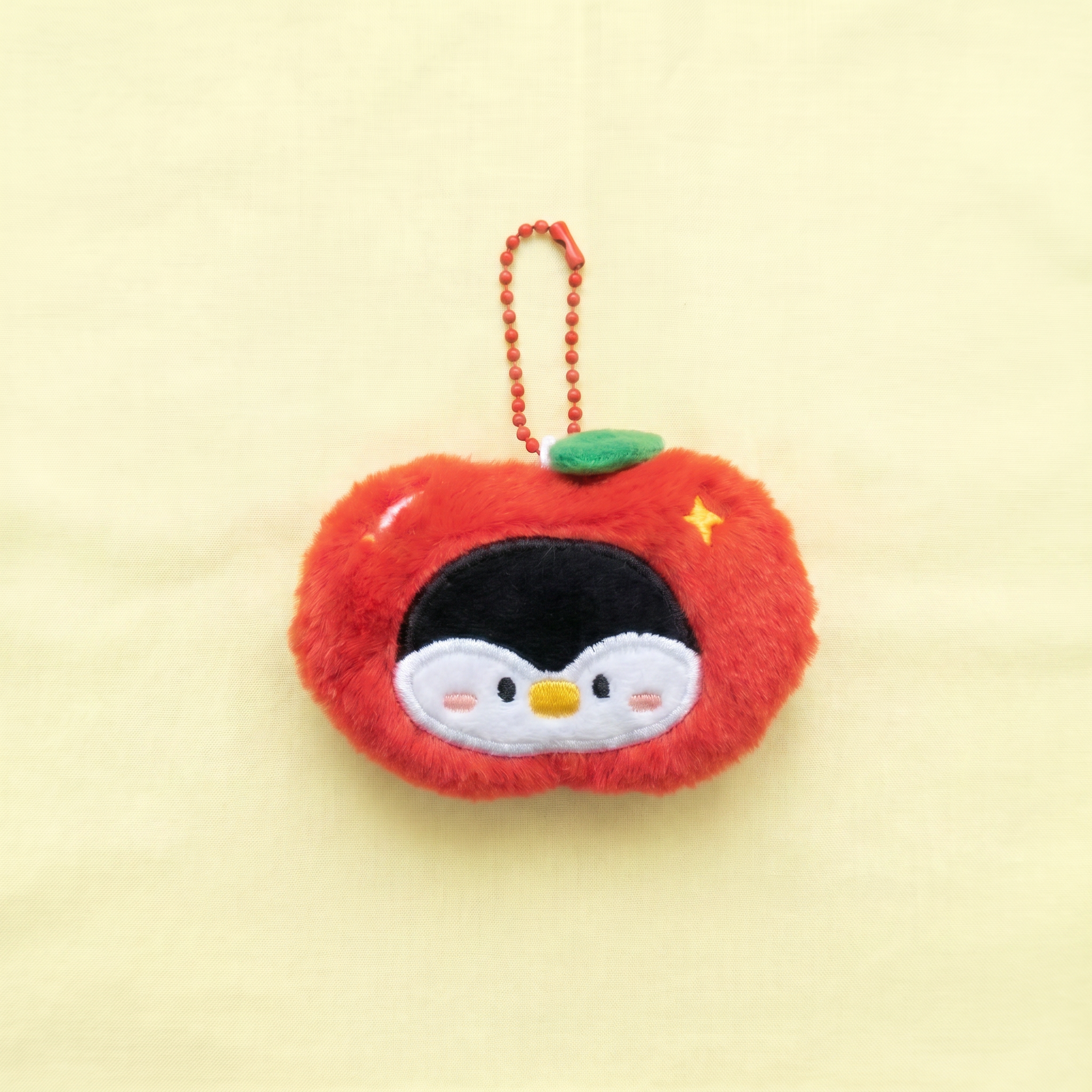Apple Penguin Keychain｜苹果企鹅挂件