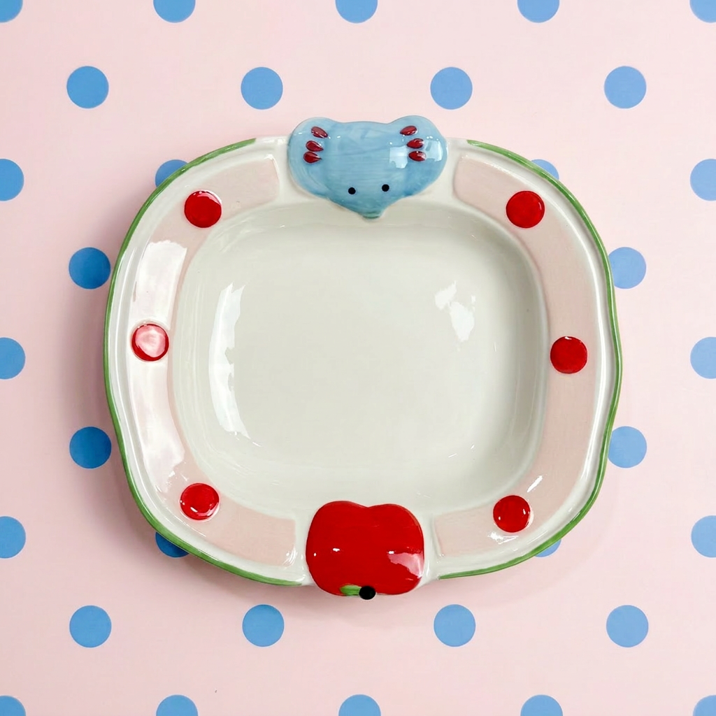 Elephant & Apple Plate｜小象和苹果碟子