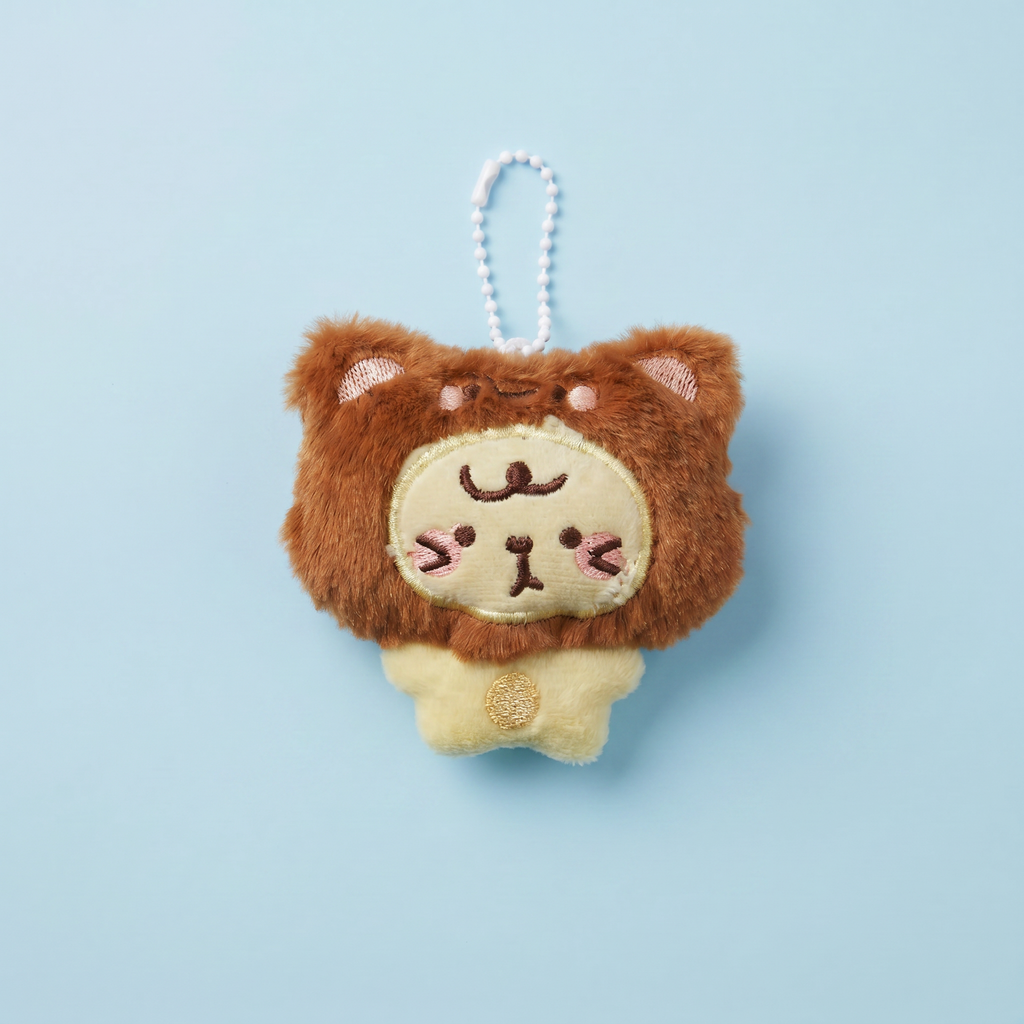 Cat Pretending to Be a Bear Keychain｜假装小熊的小猫挂件