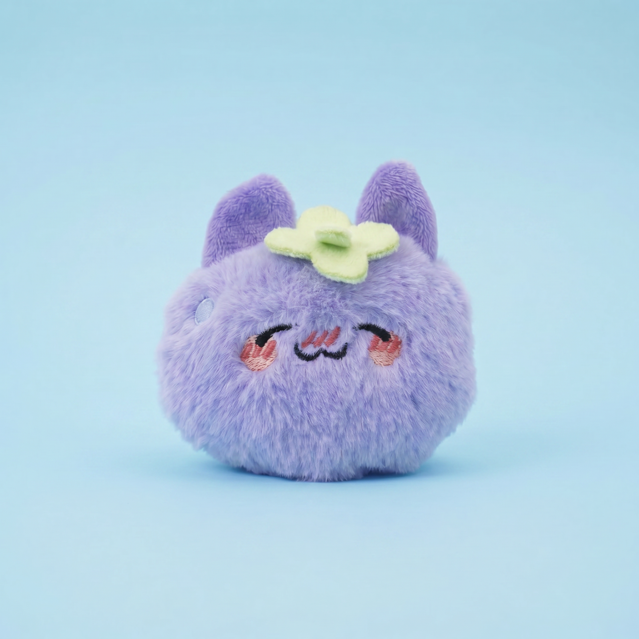 Cheerful Eggplant Cat Keychain｜幸福的茄子挂件
