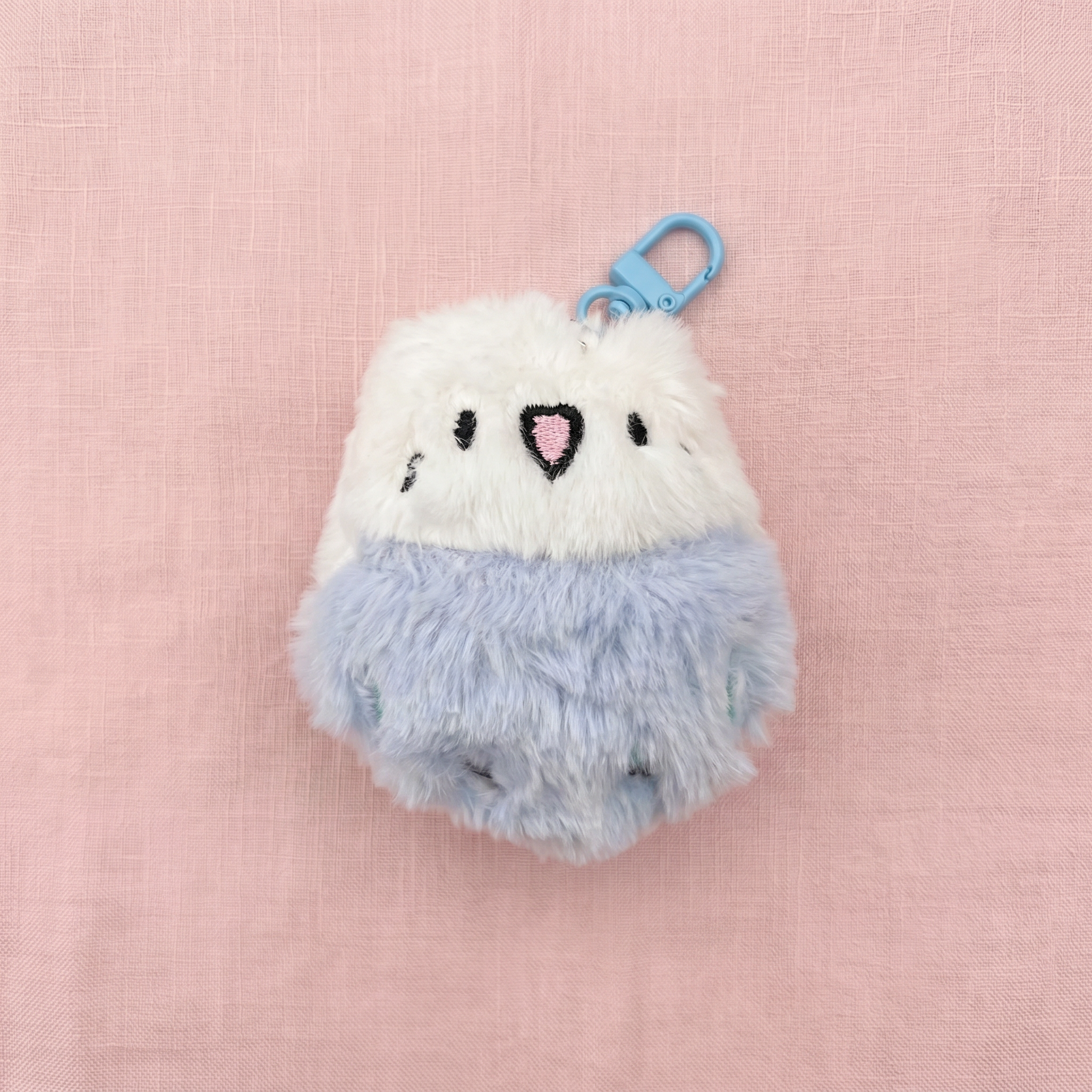 Blue Java Sparrow Keychain｜蓝色文鸟挂件