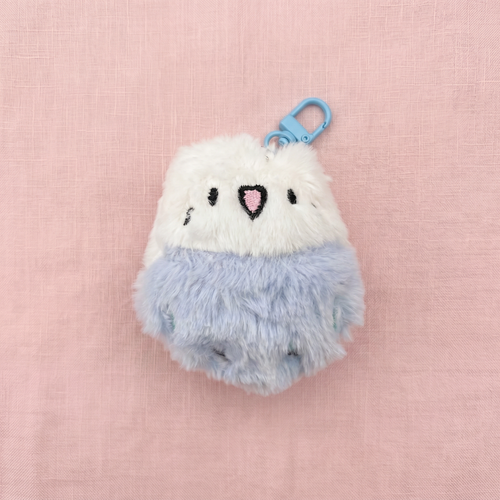 Blue Java Sparrow Keychain｜蓝色文鸟挂件