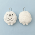 Serious White Seal Keychain｜严肃的白色海豹挂件
